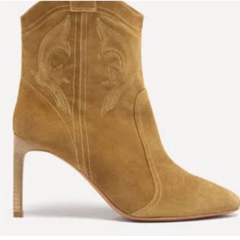 ba&sh Tan Ankle Boots